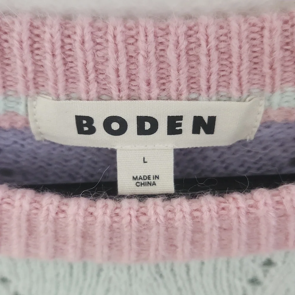 Boden Fluffy Wave Multicolored Sweater - Picture 2 of 8